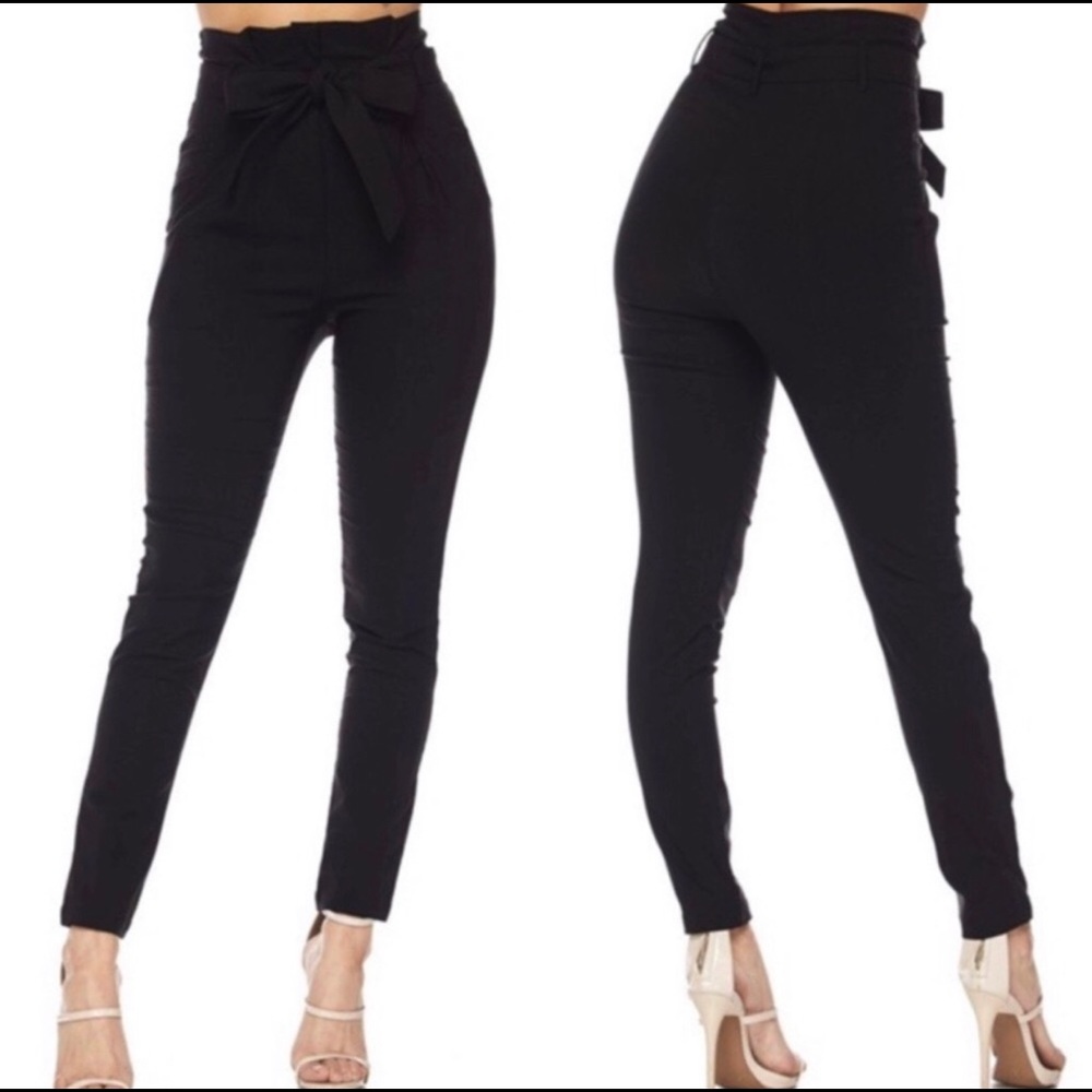 Paper top high waist pants NWT - Picture 6 of 11